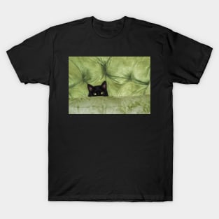 Green-Eyed Girl On Papason Chair T-Shirt